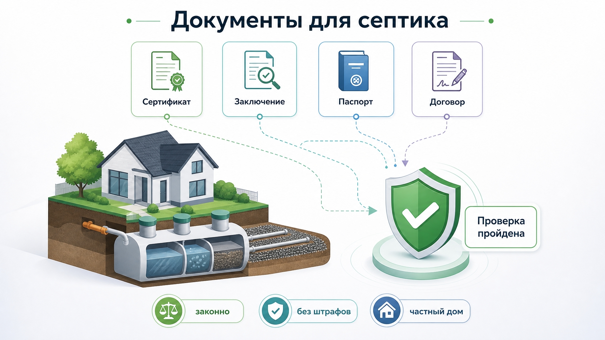 Штраф за септик без дна